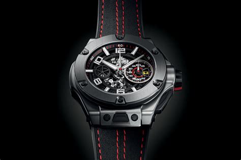 hublot ferrari unico titanium watches|Ferrari Hublot watch price.